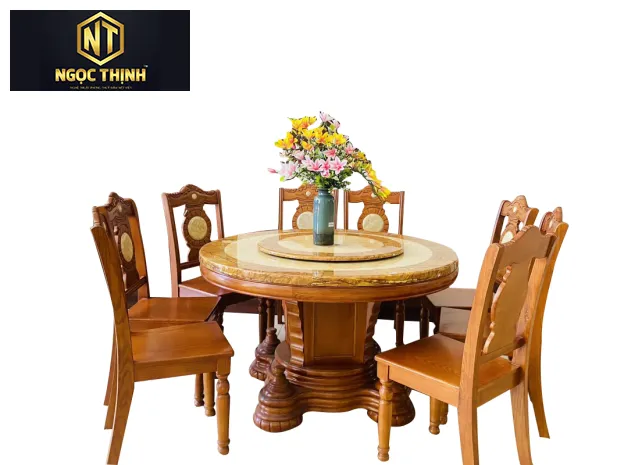 BỘ BÀN ĂN TRÒN CAO CẤP GIÁ RẺ ĐỒNG NAI
